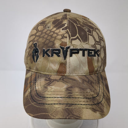 Kryptek Strapback Hat Camo One Size USA Flag 6 Panel Outdoor Cap