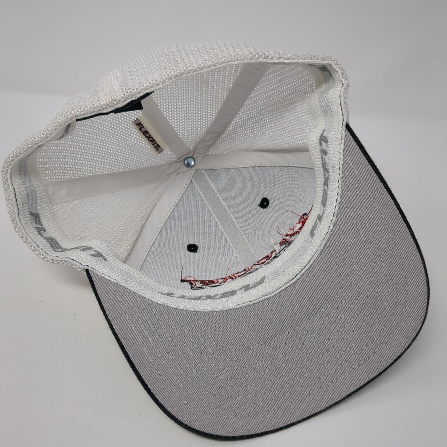 Rocket Storage Fitted Trucker Hat Black L/XL Flexfit Mesh Back Port Authority