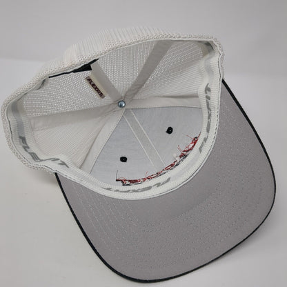 Rocket Storage Fitted Trucker Hat Black L/XL Flexfit Mesh Back Port Authority