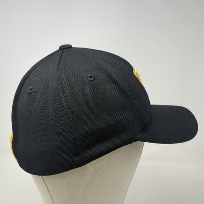 Denver Nuggets NBA Reebok Hat Black One Size DN Mountain Logo Logoman Flex Fit