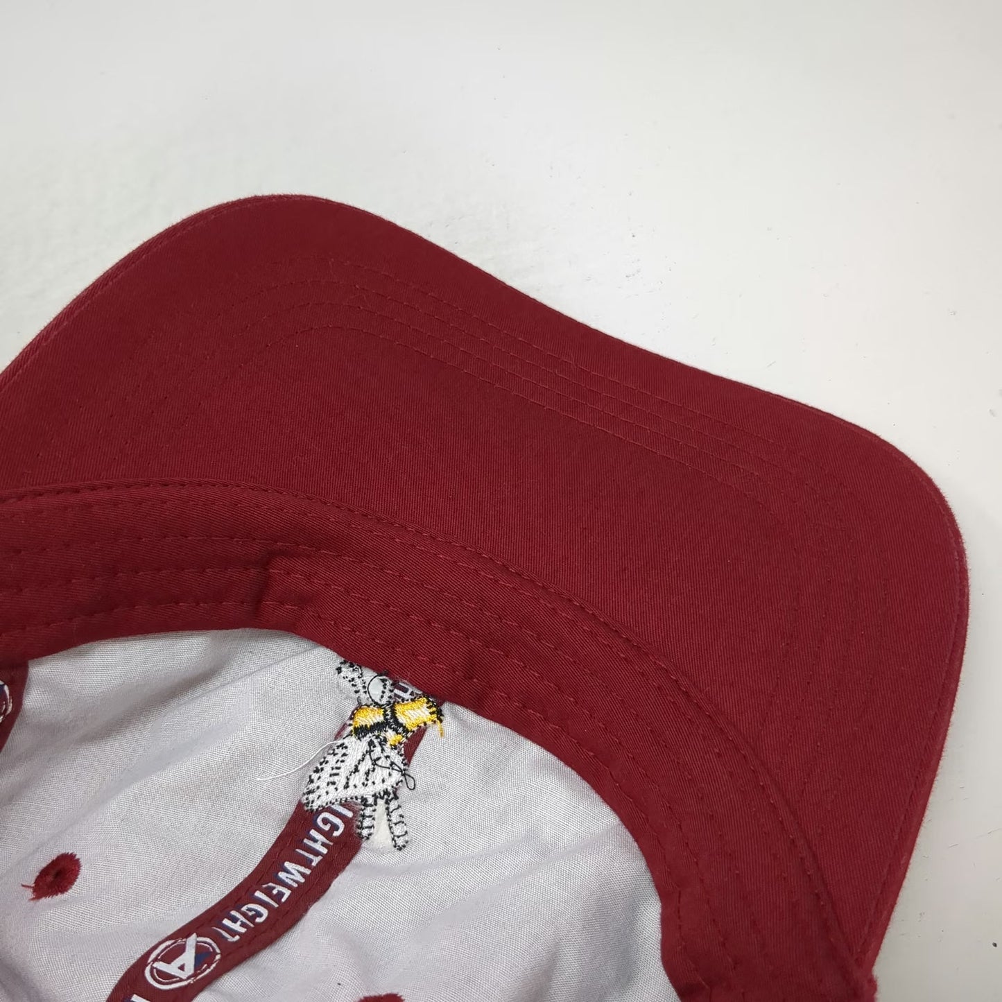 Ahead Baseball Cap Red One Size Winged Foot Golf HSBC Premier Cotton Hat