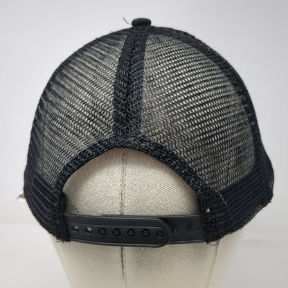 Infinity Lowe's Logo Black Trucker Hat One Size White Mesh Snapback Corporate