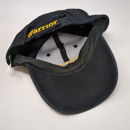 Warrior Custom Golf.com Strapback Hat Black OSFA Adjustable Embroidered