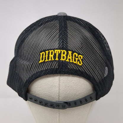 Long Beach State Dirtbags Snapback Mesh Back Hat Gray Embroidered Logo