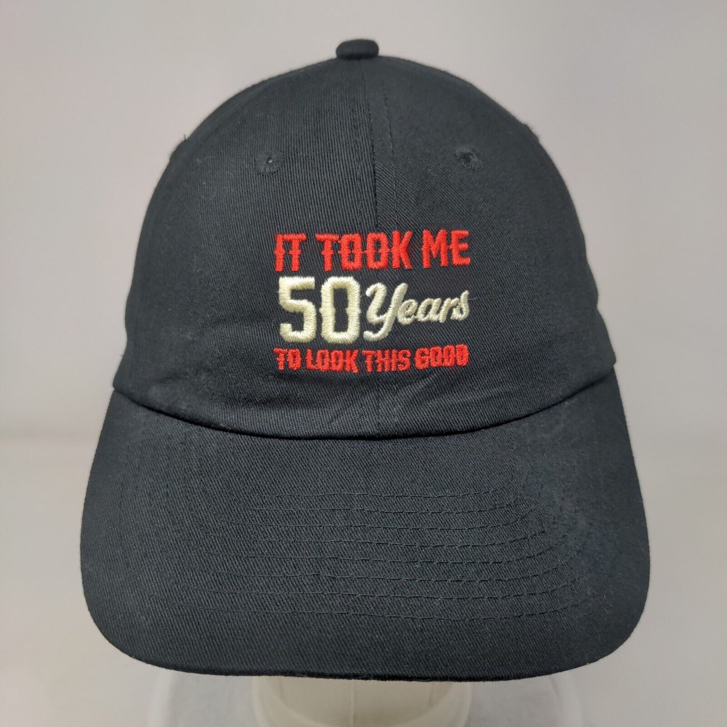 It Took Me 50 Years To Look This Good Slideback Hat Black OSFM Spencer's