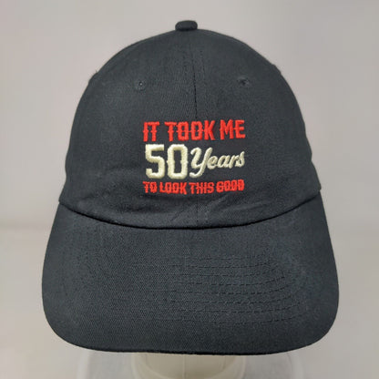 It Took Me 50 Years To Look This Good Slideback Hat Black OSFM Spencer's