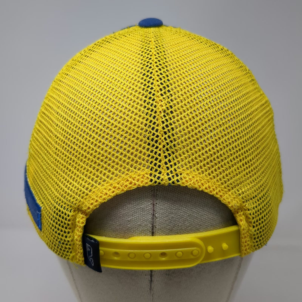 Vineyard Vines Blue Yellow One Size Trucker Hat Mesh Whale Embroidery Snapback