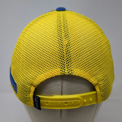Vineyard Vines Blue Yellow One Size Trucker Hat Mesh Whale Embroidery Snapback