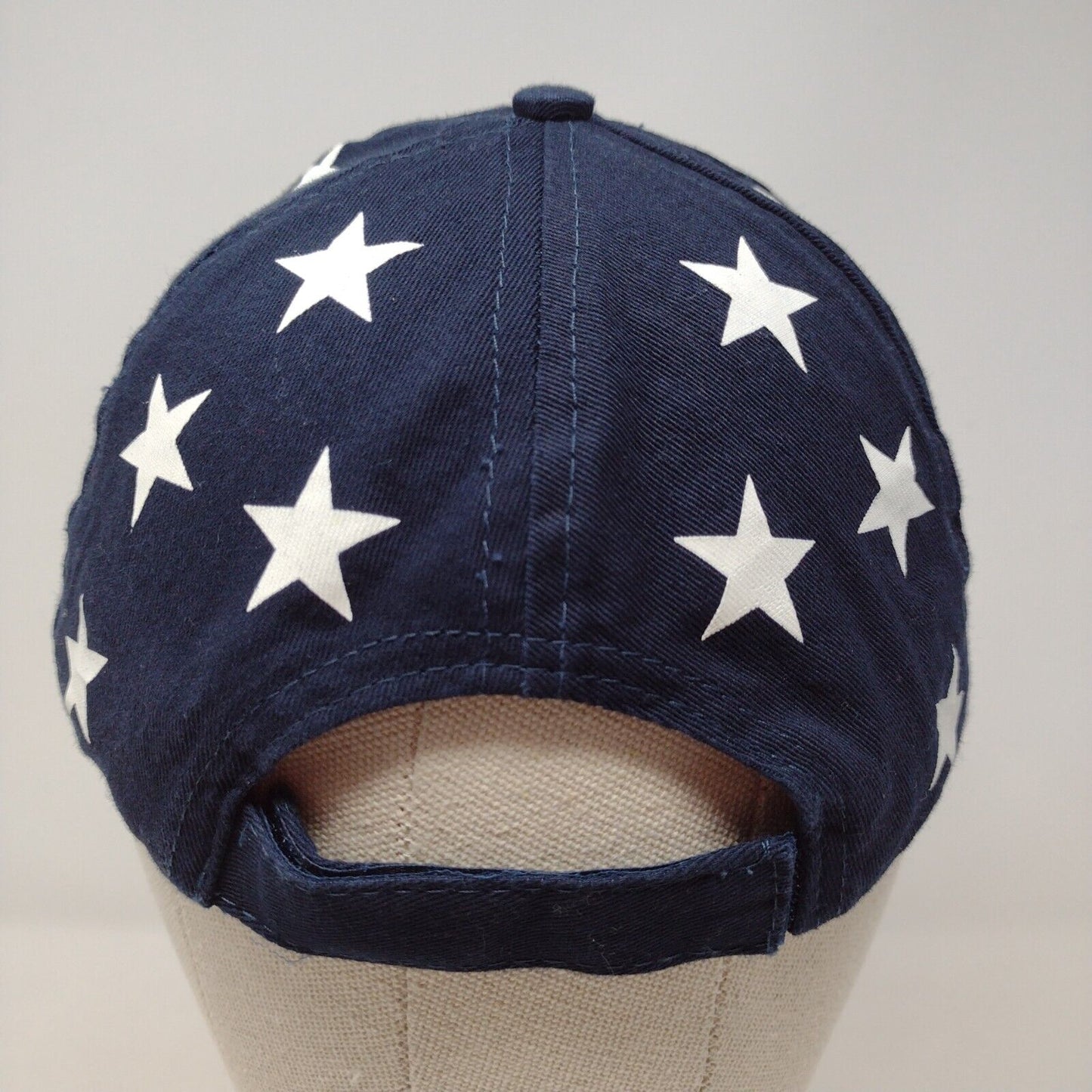 USA American Flag Strapback Hat Multi OSFA Adjustable Embroidered