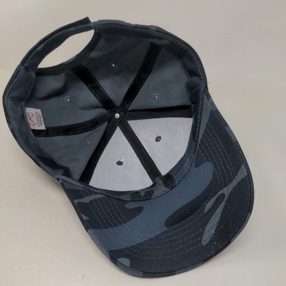 Rothco Strapback Hat Blue Camouflage OSFA Adjustable 6 Panel Blank