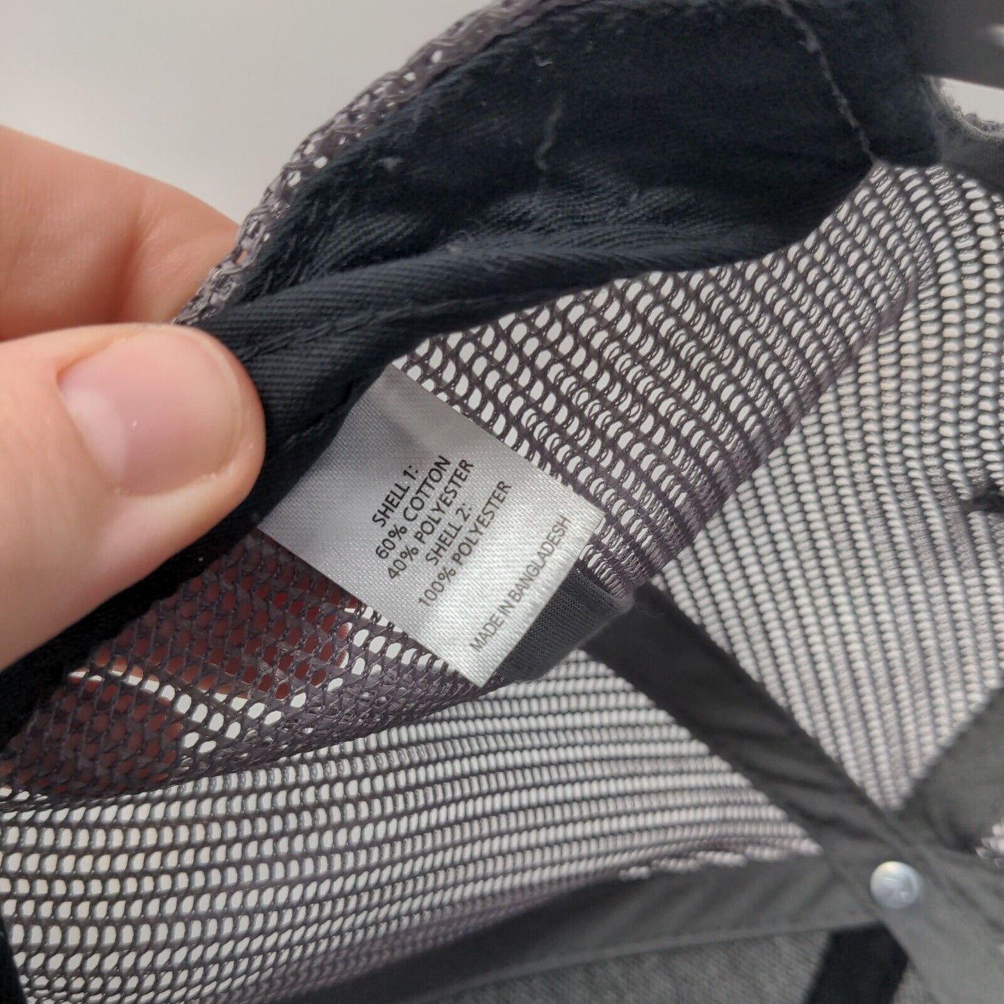 RS Rim Station Wyoming Snapback Trucker Hat Black OSFA Mesh Back Richardson