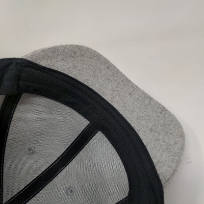 TYKE & CO Patch Snapback Hat Gray Toddler Adjustable Vent Holes