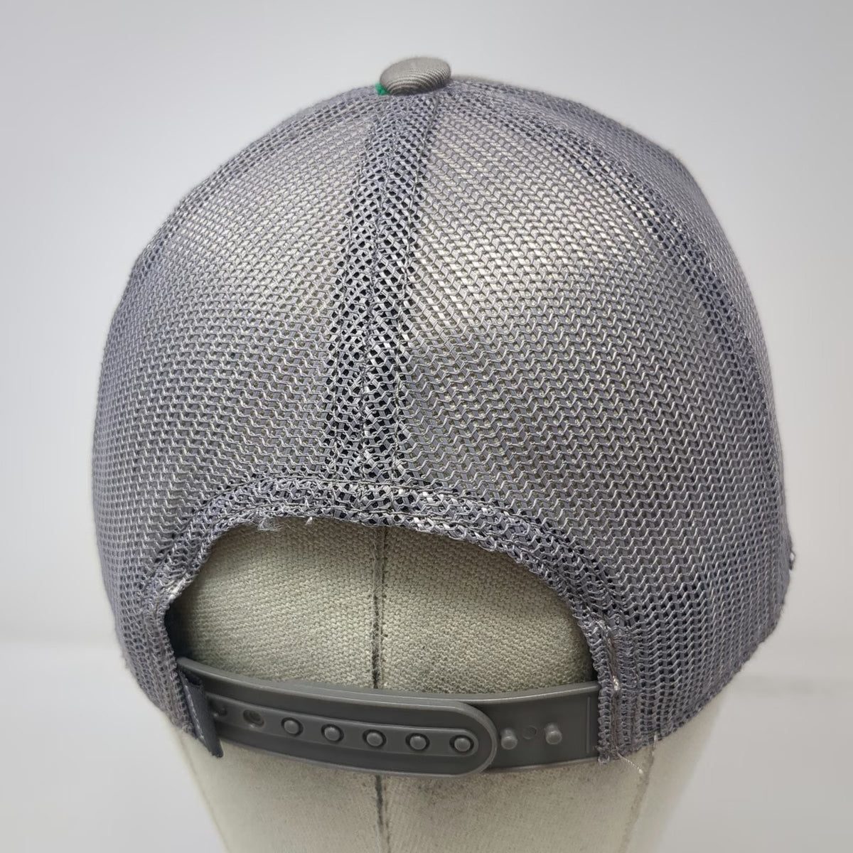 Vortex Baseball Cap Gray One Size Mesh Snapback Embroidered Logo Hunting Hat