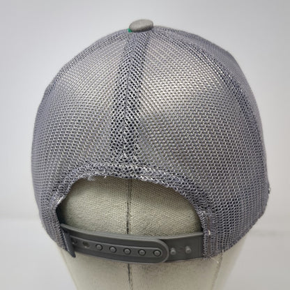 Vortex Baseball Cap Gray One Size Mesh Snapback Embroidered Logo Hunting Hat