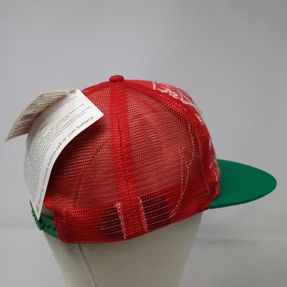 Holiday Time Trucker Hat Red Green OS LED Light Knit Christmas Tree W/Tags