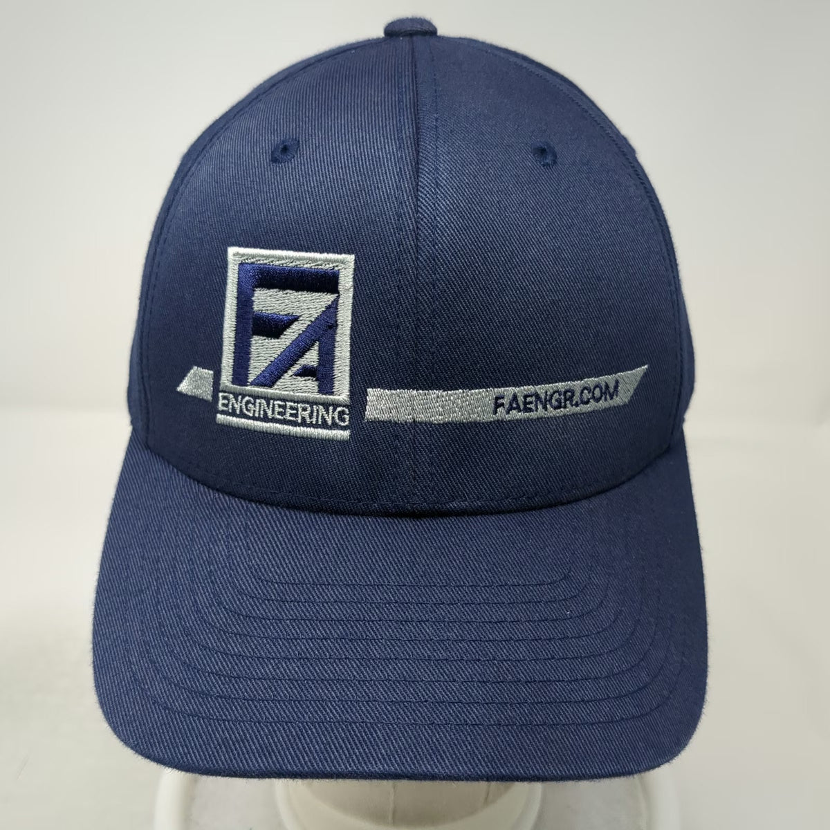 Port Authority Baseball Cap Blue XL Flexfit FA Engineering Logo Stretch Hat