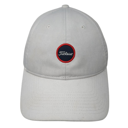 Titleist Strapback Baseball Cap White One Size Adjustable Embroidered Patriotic