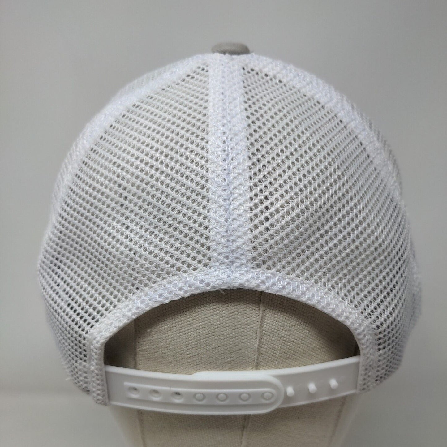 Costa Del Mar Snapback Trucker Hat Gray OS Adjustable Embroidered Mesh Back