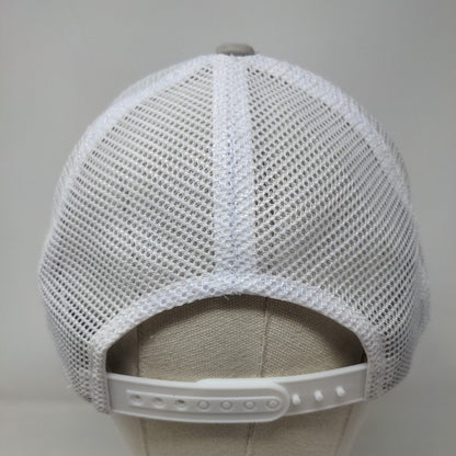 Costa Del Mar Snapback Trucker Hat Gray OS Adjustable Embroidered Mesh Back
