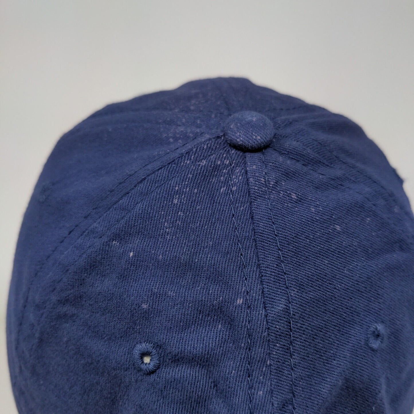 Fresh Point Strapback Hat Blue One Size Embroidered Adjustable 6 Panel