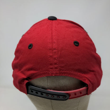 Captivating Headwear 1 Stop Men's Snapback Hat Red Ball State Cardinals Logo