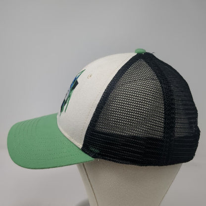The North Face Trucker Hat Green One Size Mesh Back Embroidered Mountain Logo