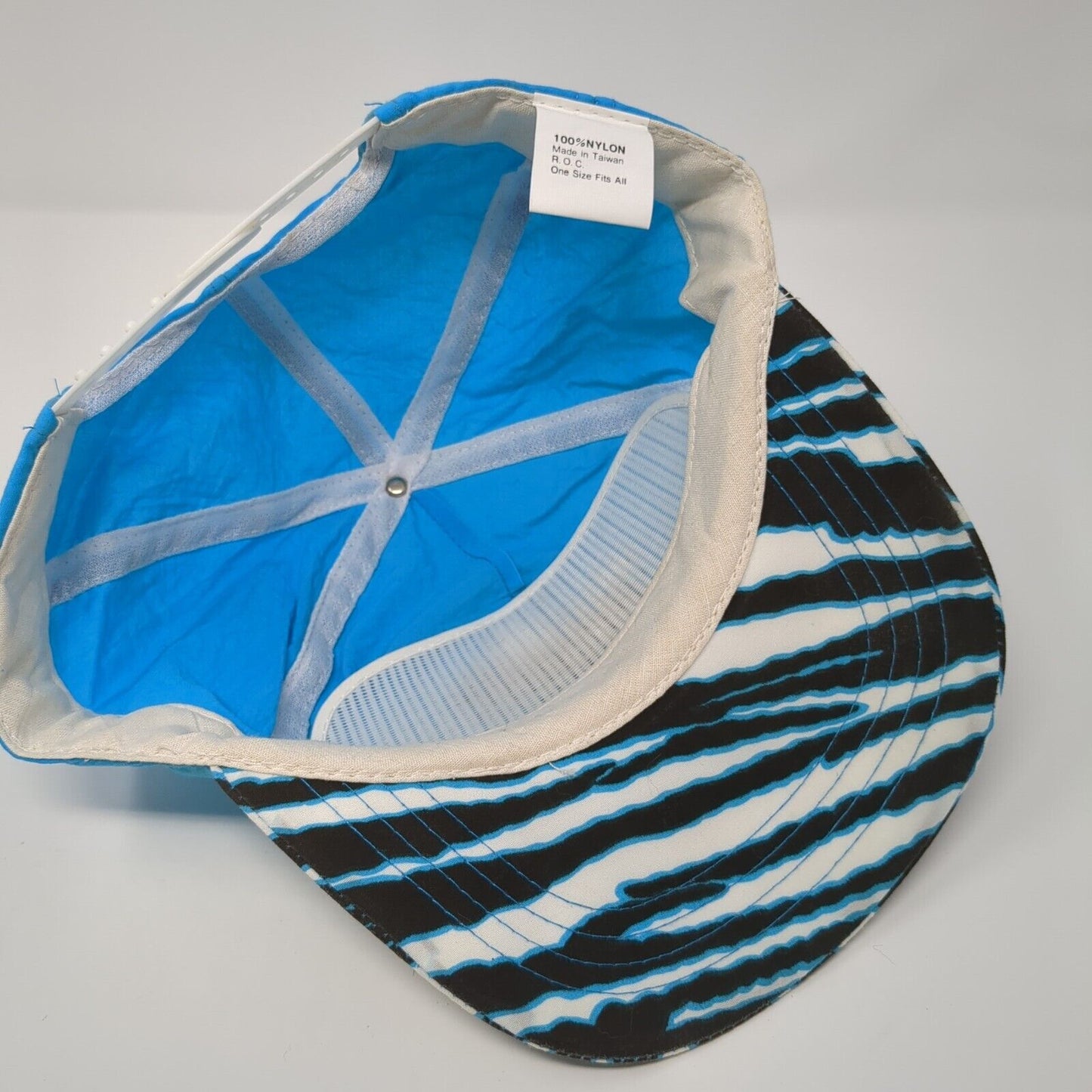 Miller Genuine Draft Snapback Hat Blue One Size Adjustable Striped