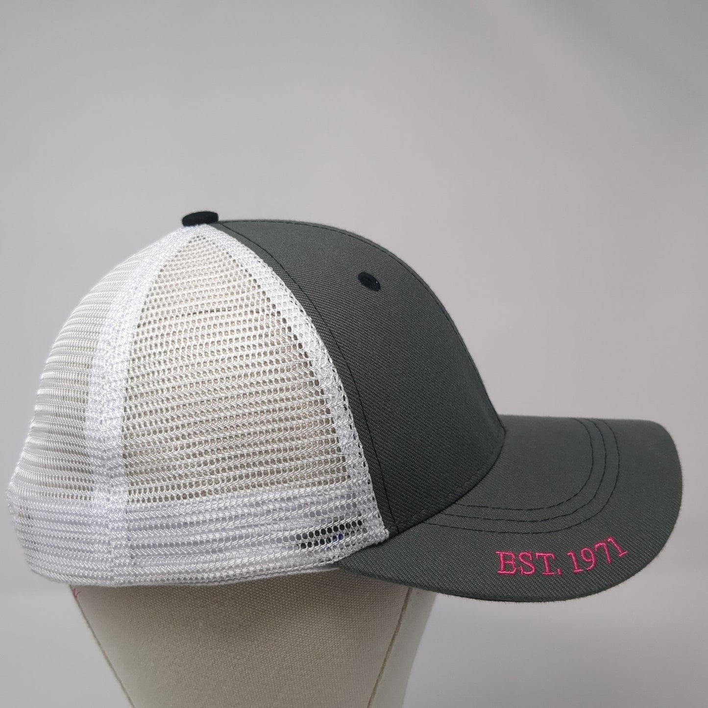 Franz Witte Est. 1971 Trucker Hat Gray One Size Adjustable Mesh Back Vie Gear