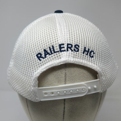 Global Alexander Trucker Hat Blue One Size Railers HC Season V Mesh Snapback