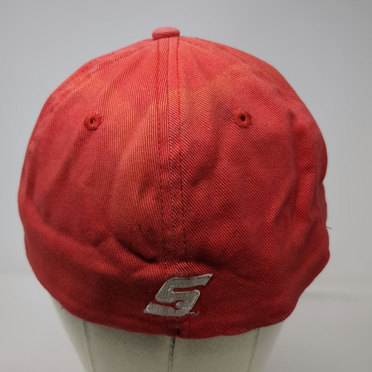 K-Products Baseball Cap Red One Size Snap-on Tools Logo Embroidered Elastic Hat