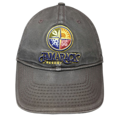 The Game Tamarack Resort Baseball Cap Brown One Size Trailhead to Discovery Hat