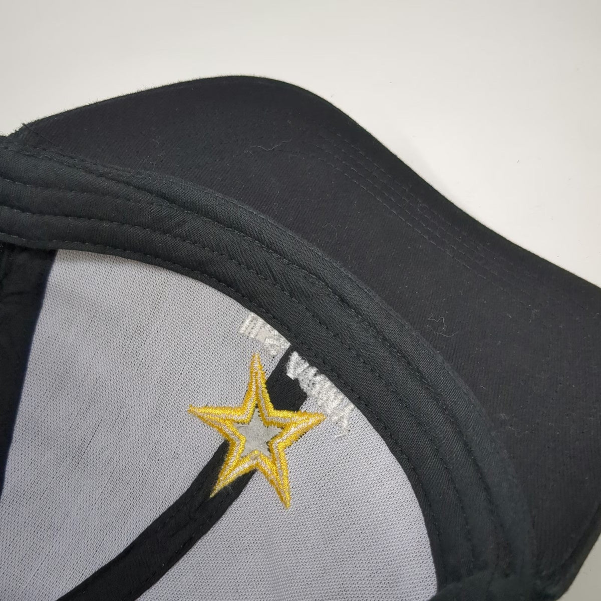 Black One Size Baseball Cap US Army Embroidered Star Made in USA Military Hat