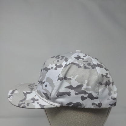 Cash & Co. Snapback Hat Camouflage M/L Adjustable Embroidered 6 Panel Rope