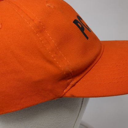 PCRD Strapback Hat Orange Youth One Size Adjustable Solid Port & Company