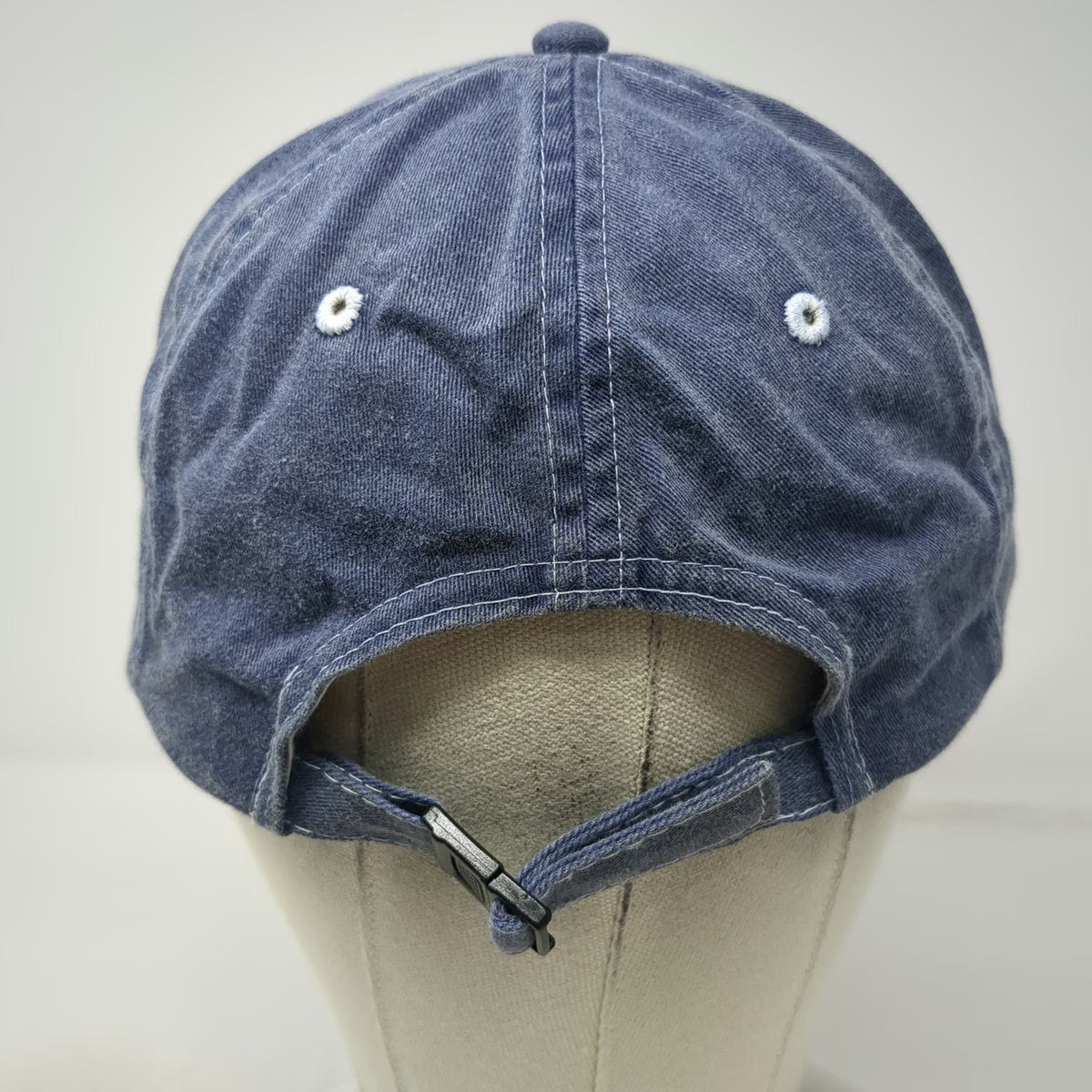 Baseball Cap Blue One Size Sun Valley Embroidered Flowers Strapback Hat Idaho