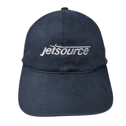 Jetsource Fitted Hat Blue S/M Embroidered Port Authority Solid 6 Panel