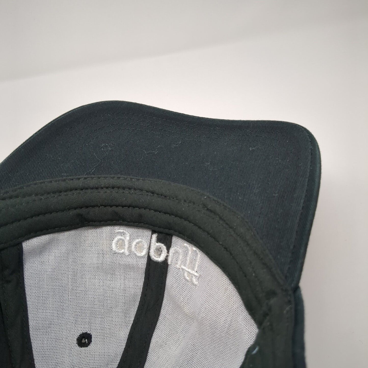 gopuff Slideback Baseball Cap Black One Size Adjustable Embroidered 6 Panel