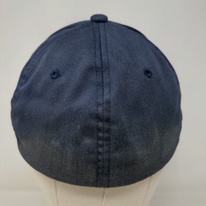 Flexfit Men's Fitted Hat Blue Size L/XL Embroidered Asphalt Army Logo