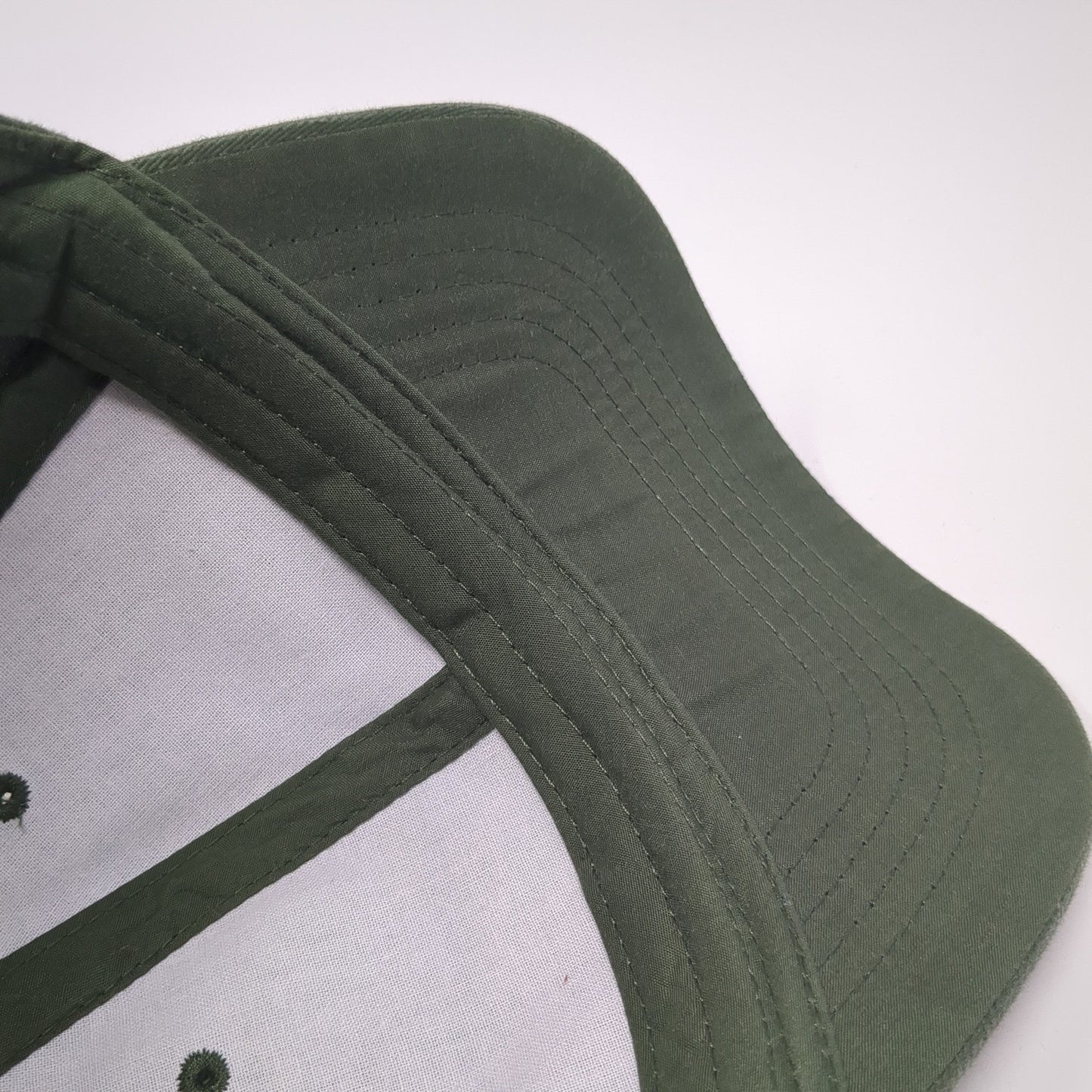 Unbranded Strapback Hat Green One Size Adjustable Solid Blank Outdoor