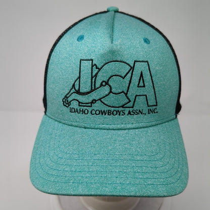 ICA Idaho Cowboys Assn Inc Snapback Trucker Hat Green OS Adjustable Mesh Back