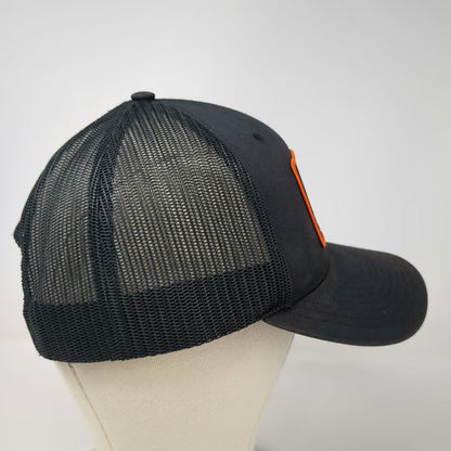 Richardson Trucker Hat Black One Size Beefcake Jerky Co Bull Patch Snapback