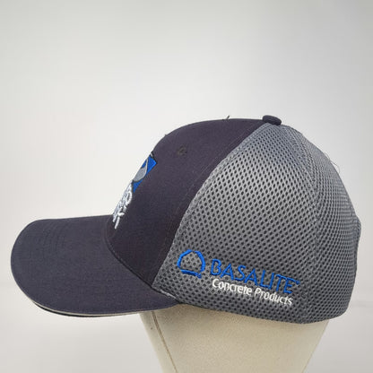 360 Apparel Silver Creek Baseball Cap Gray One Size Mesh Back Strapback Hat
