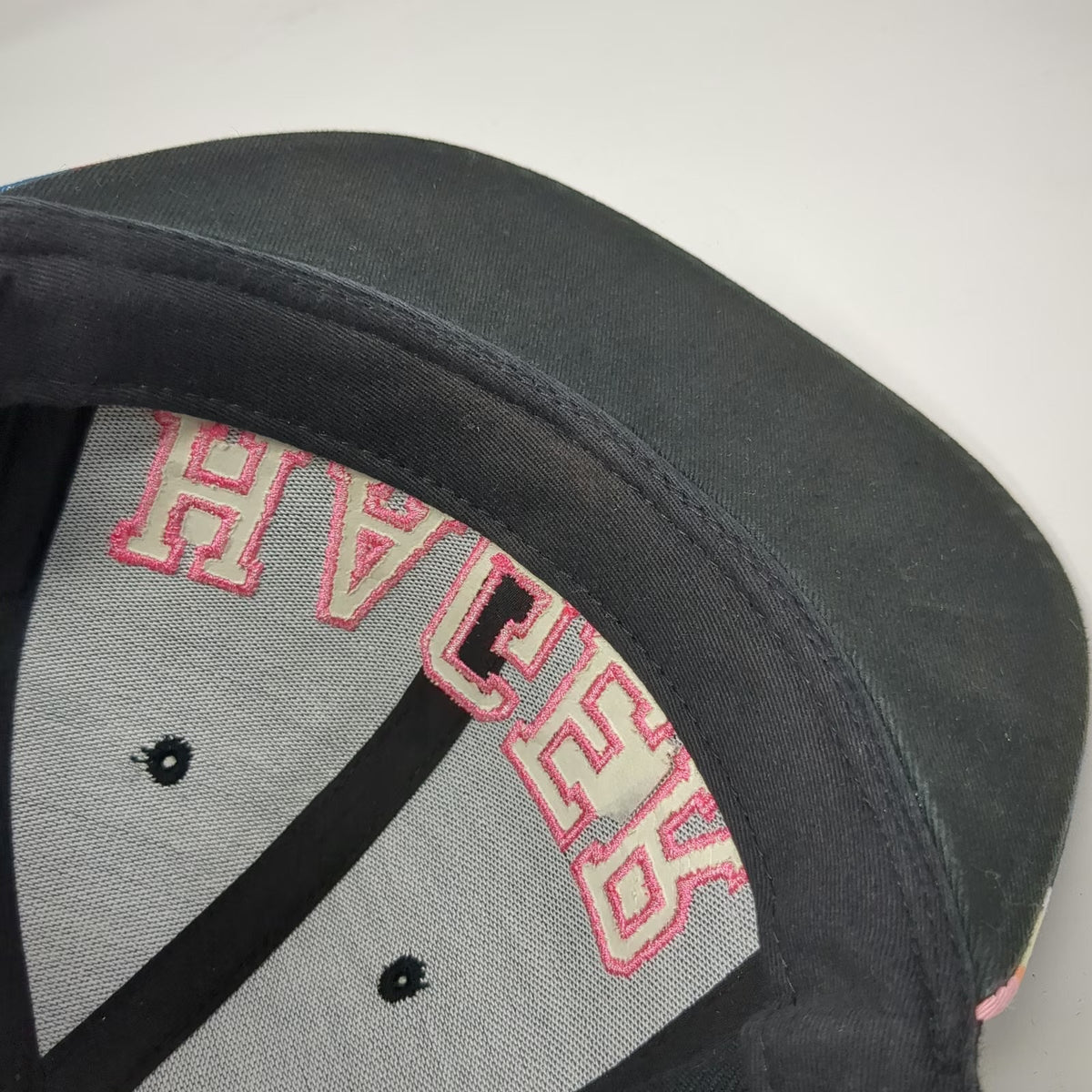 Top of the World Snapback Black Multicolor One Size Flat Brim Hager Hat