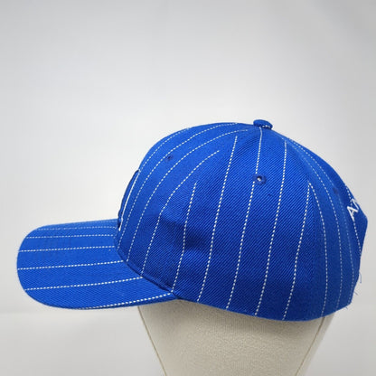 LA Los Angeles Strapback Hat Blue One Size Adjustable Embroidered 6 Panel