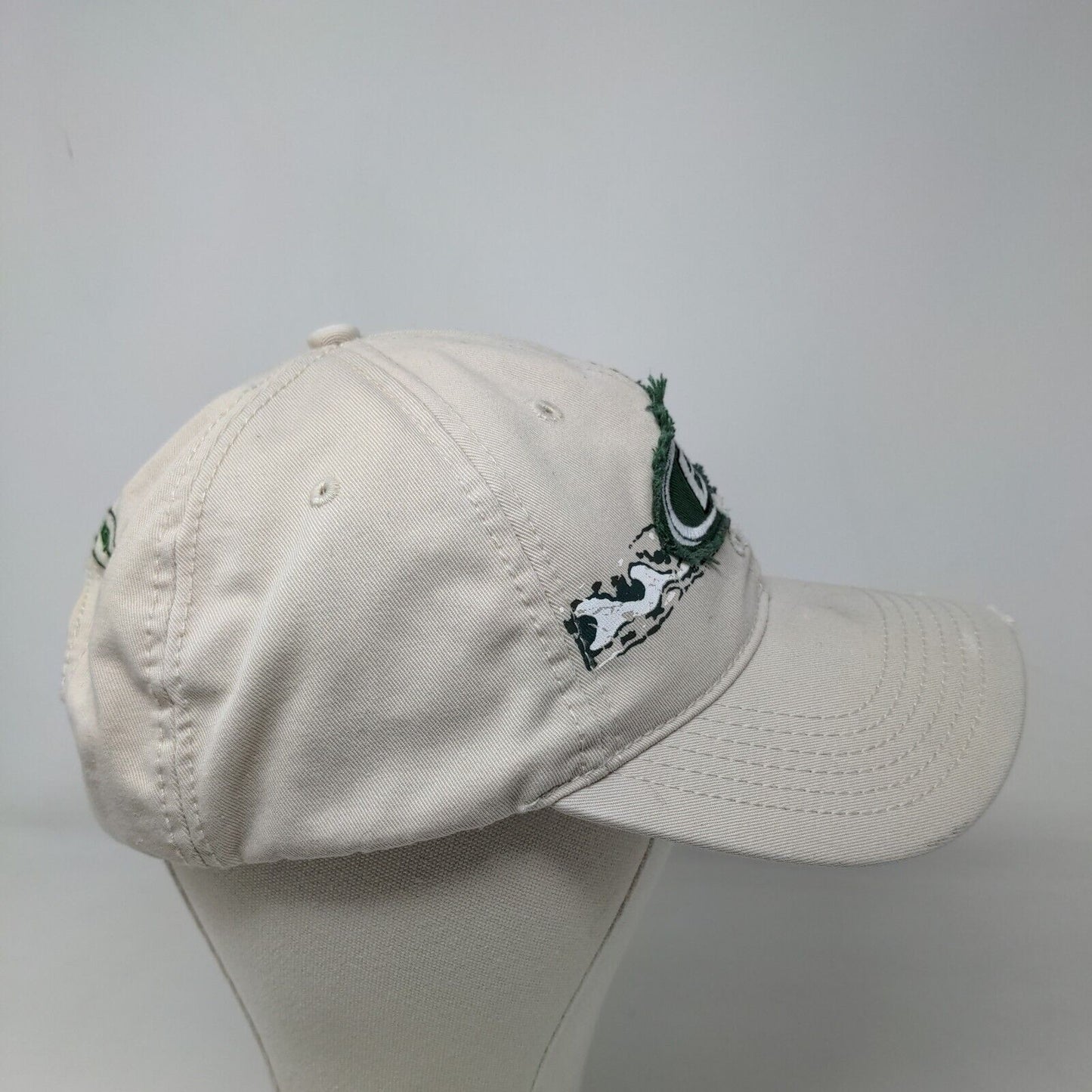 Bud Light Men's Slideback Hat Tan Size OSFA Embroidered Bud Lime Logo 2008