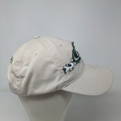 Bud Light Men's Slideback Hat Tan Size OSFA Embroidered Bud Lime Logo 2008