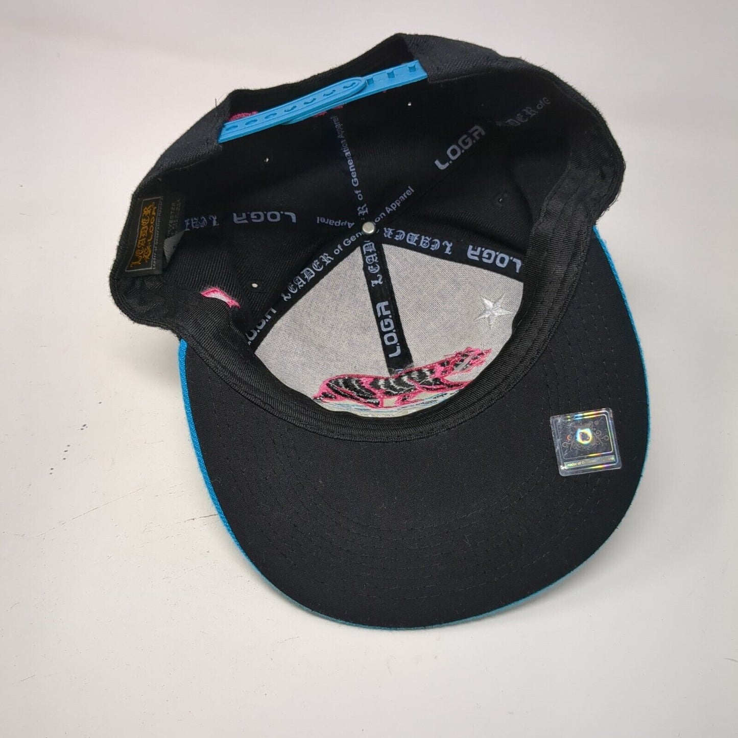 California Republic Snapback Hat Multi One Size Embroidered Leader LOGA