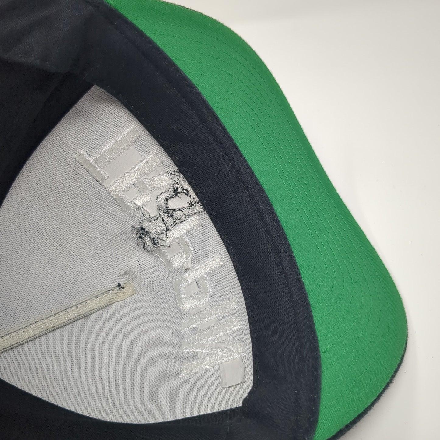 Trippin Snapback Hat Black One Size Adjustable Embroidered Yupoong