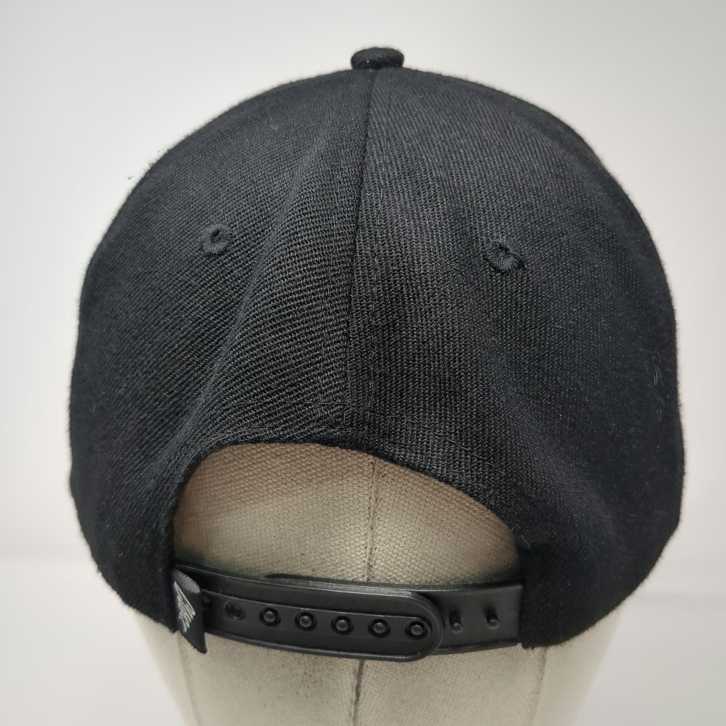 CLSC Trucker Black Hat One Size Snapback Flat Brim Embroidered Logo Streetwear