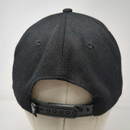 CLSC Trucker Black Hat One Size Snapback Flat Brim Embroidered Logo Streetwear